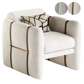 Caracole Cigar Upholstered 3D модель