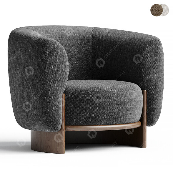 Sessel Parla Design Hug 3D-Modell