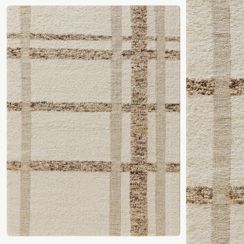 Килим  Benuta Wool Giorgio Cream Beige 3D модель