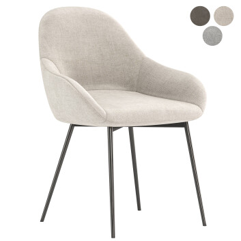 Président  Brooke Fabric Dining Modèle 3D