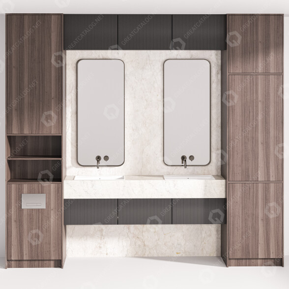 Ванна кімната Furniture 09 3D модель