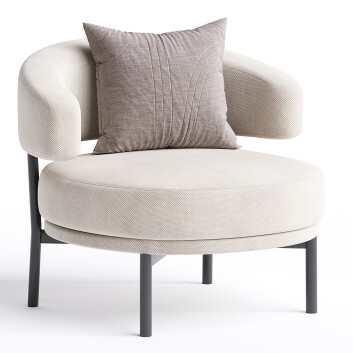 Крісло Bonaldo Neuilly Lounge 3D модель