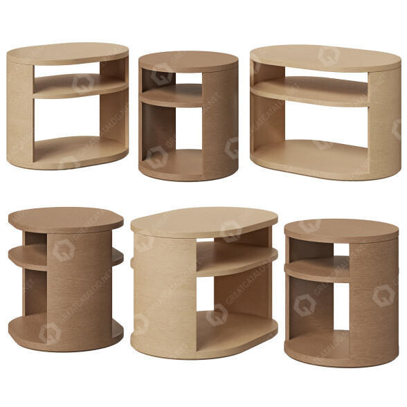 Приставні столики Restoration Hardware Corta 3D модель