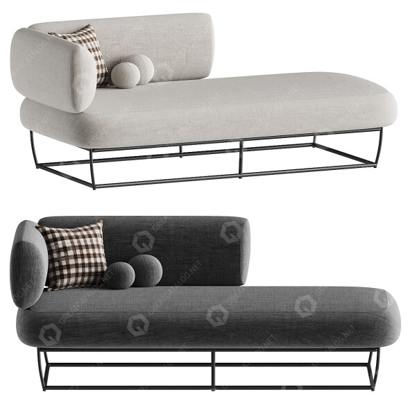 Couch La Cividina Bernard 3D-Modell