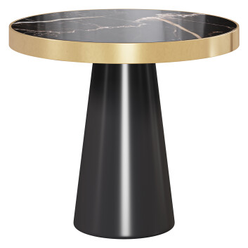 Приставний столик Opulent Decor Black and Gold