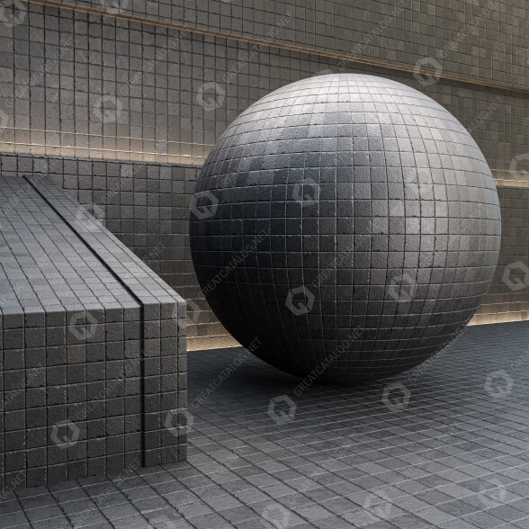 Verblendstein Seamless Material 02 3D-Modell