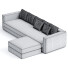 Sofa and Pouf Praddy Perry - STAAR