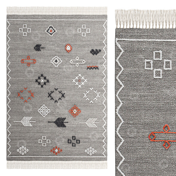Килим La Redoute Nawa Berber-Style Kilim 3D модель