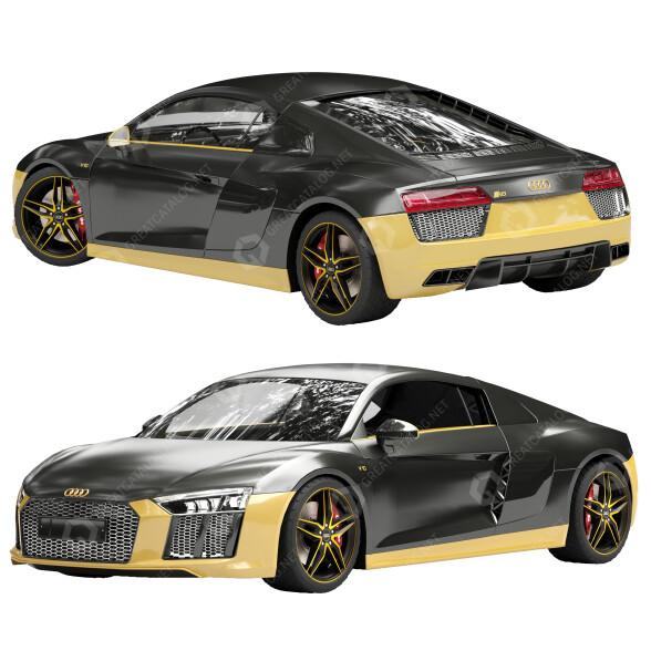 Coche Audi R8 Modelo 3D