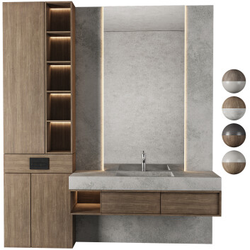Badezimmer  Vigo Industries Furniture 13 3D-Modell