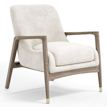 Sessel  Safavieh Flalanery 3D-Modell