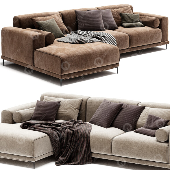 Sofa Divanev Marlet 3D-Modell