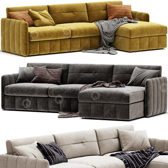 Sofa Aerre Italia Mango model 3D