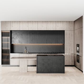 Cuisine Modern 90 Modèle 3D