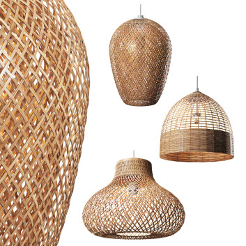 Світильники Wicker Set 1 by Aurora Lightscapes