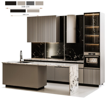 Cuisine Modern 93 Vol1 04 Modèle 3D