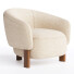 Fauteuil Artemest Beige Boucle - izzatilla3d