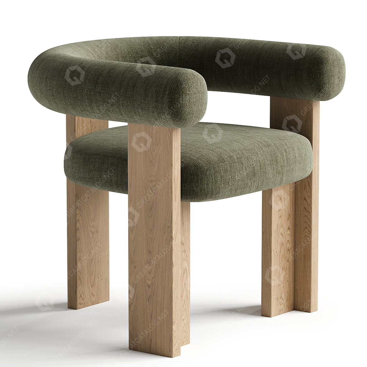 Armchair Chairish Collector Modern Cassette 3D model #48701 | GreatCatalog