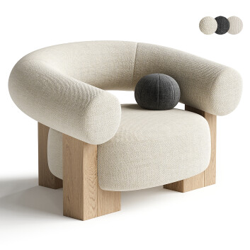 Fotel  Collector Cassete by Alter Ego Model 3D