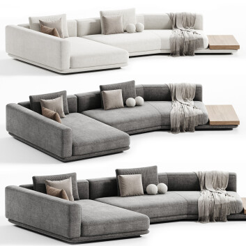 Диван Minotti Horizonte 3D модель
