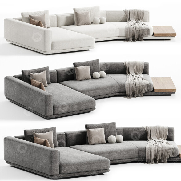 Диван Minotti Horizonte 3D модель