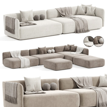 Дивани і пуф MDF Italia Cosy