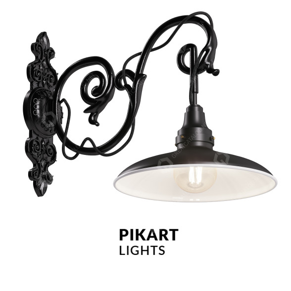 Бра Pikart Lights Black 3D модель