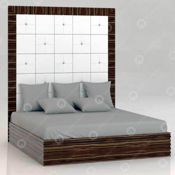 Bett Francesco Molon Manhattan 3D-Modell