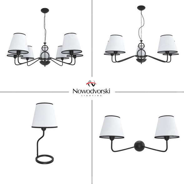 Люстри, бра та настільна лампа Nowodvorski Lighting Cecile 3D модель