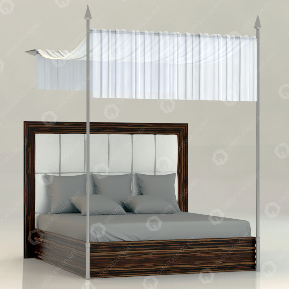 Cama Francesco Molon Precious Modelo 3D