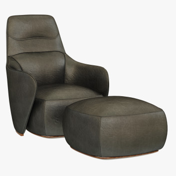Крісло та пуф Giorgetti Caddy