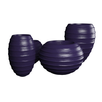 Вази  Collection of Painted Concrete Flower Beds 3D модель