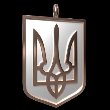 Декор Triden Ukraine Standart 3D модель