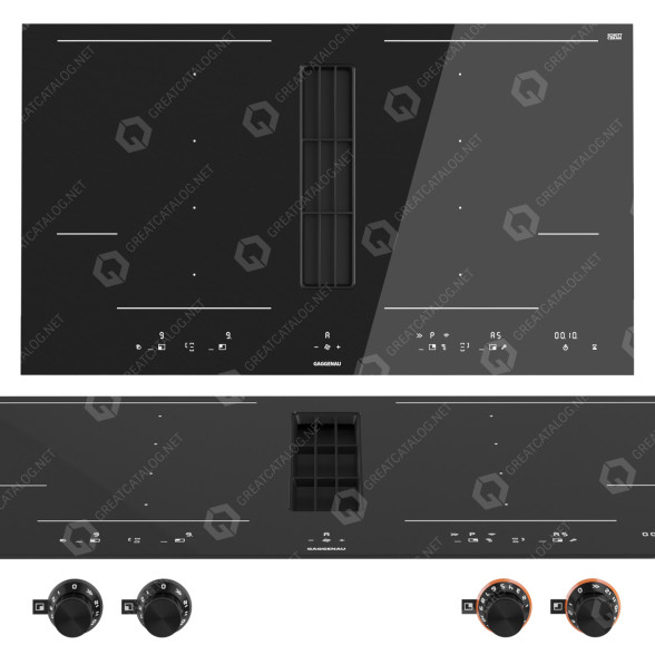 Placa de Cocción Gaggenau CV492100 Modelo 3D