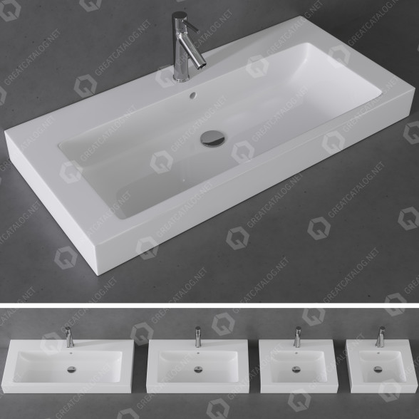 Umywalki Kolo Modo model 3D