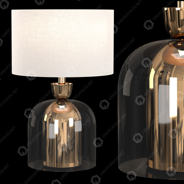 Table Lamp Bell Jar 3D model