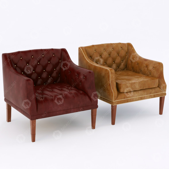 Sillón HG Eastbourne Modelo 3D