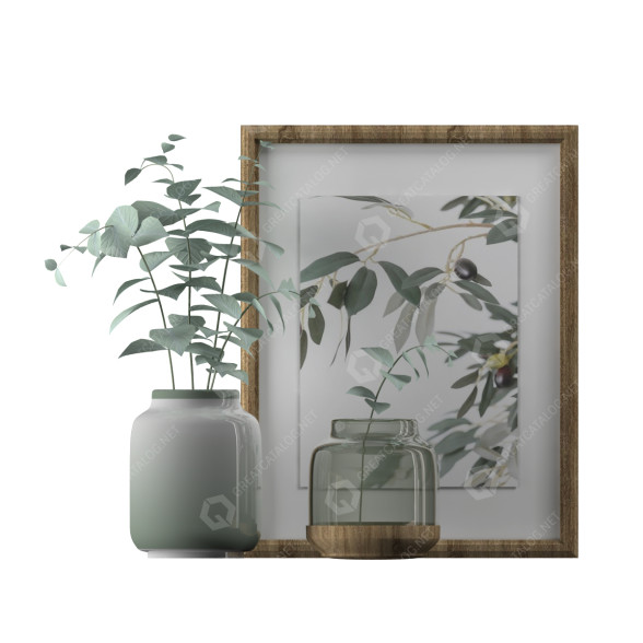 Dekoracje Decorative Set model 3D