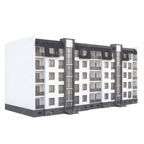 Дом 5 Storey 3D модель