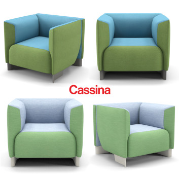 Крісло Cassina 131 ZH One 3D модель