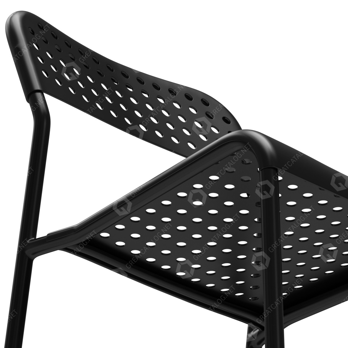 Chair IKEA Adde 3D model・Download 3D models・Great Catalog