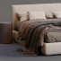 Lit et tables de chevet Meridiani Scott - Navasard