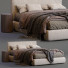 Lit et tables de chevet Meridiani Scott - Navasard