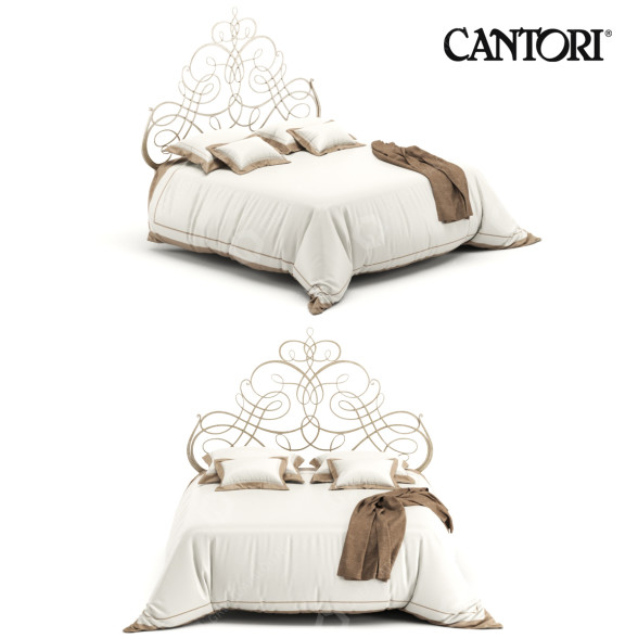 Cama Cantori Pascia Modelo 3D