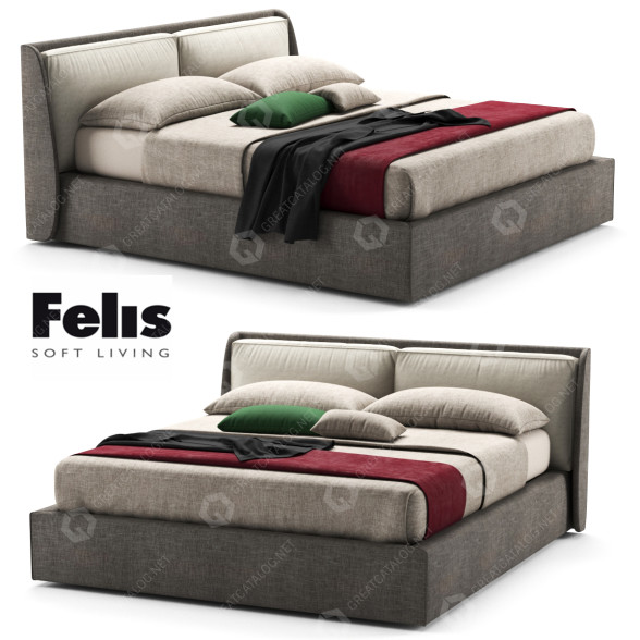 Bett Felis Kevin 3D-Modell