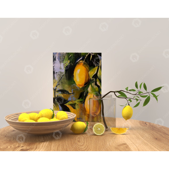 Декор Lemon Set 3D модель