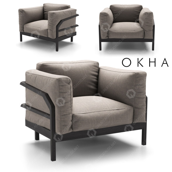 Sessel Okha Monty 3D-Modell
