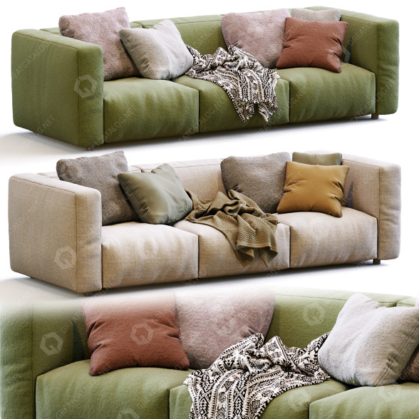 Sofa Prostoria Match 3D model