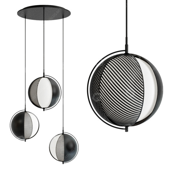 Lámpara Oblure Mondo Pendant Modelo 3D