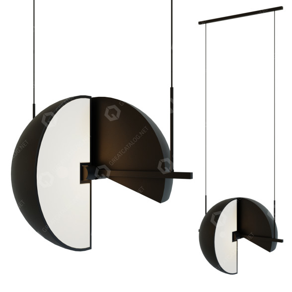 Lampe Oblure Trapeze 3D-Modell